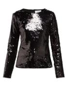 Matchesfashion.com Racil - Judy Sequin Embellished Top - Womens - Black
