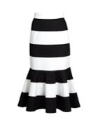 Dolce & Gabbana Flared-hem Striped Skirt