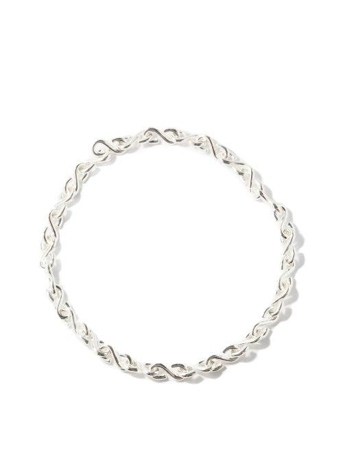 Matchesfashion.com All Blues - S-link Sterling-silver Choker - Womens - Silver