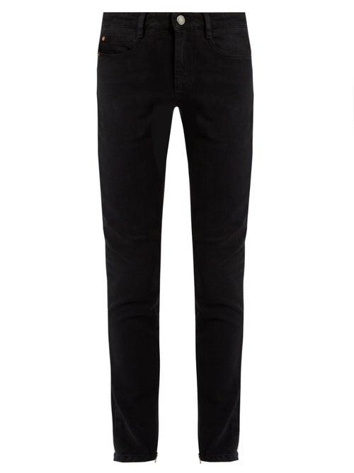 Ladies Rtw Raey - Slim Split-hem Skinny Jeans - Womens - Black