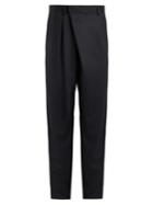 Kolor Relaxed-fit Pleat-front Wool Trousers