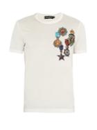 Dolce & Gabbana Medal-print Cotton T-shirt
