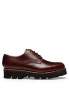 Grenson - Landon Leather Derby Shoes - Mens - Brown