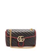 Matchesfashion.com Gucci - Gg Marmont Quilted Leather Bag - Womens - Black Multi