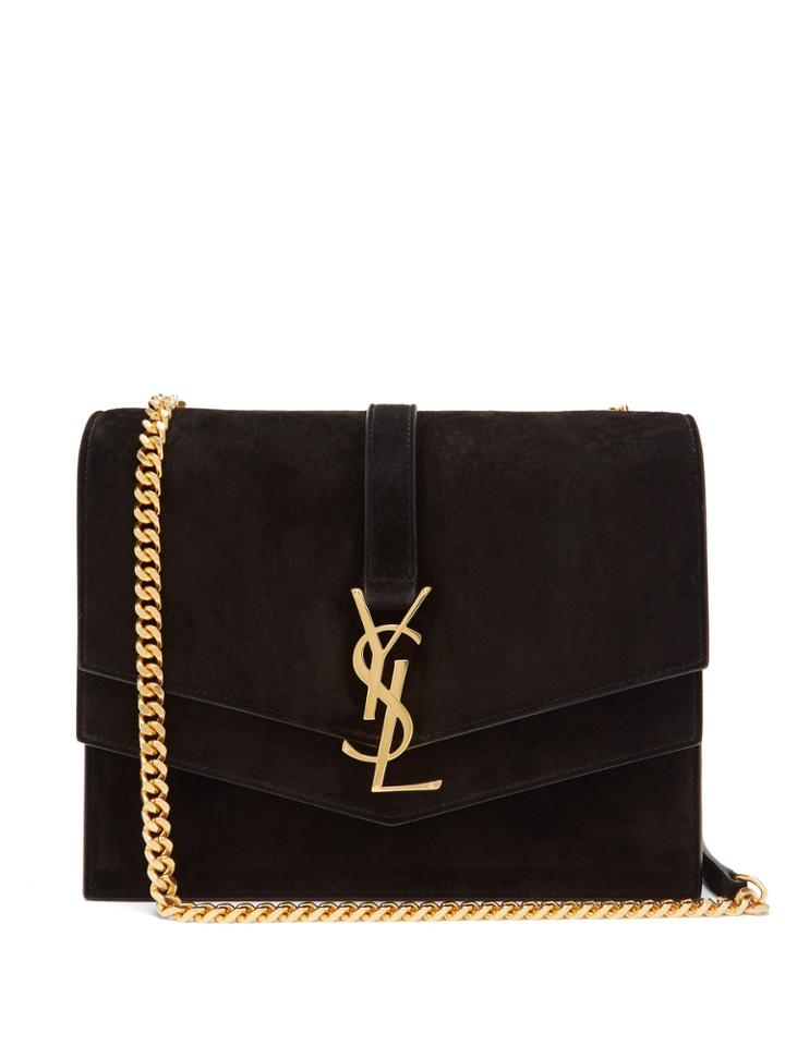 Saint Laurent Sulpice Suede Cross-body Bag