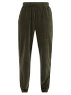 Matchesfashion.com Les Tien - Cotton-blend Velour Track Pants - Womens - Khaki