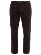 Matchesfashion.com Gramicci - Cotton-blend Corduroy Straight-leg Trousers - Mens - Brown