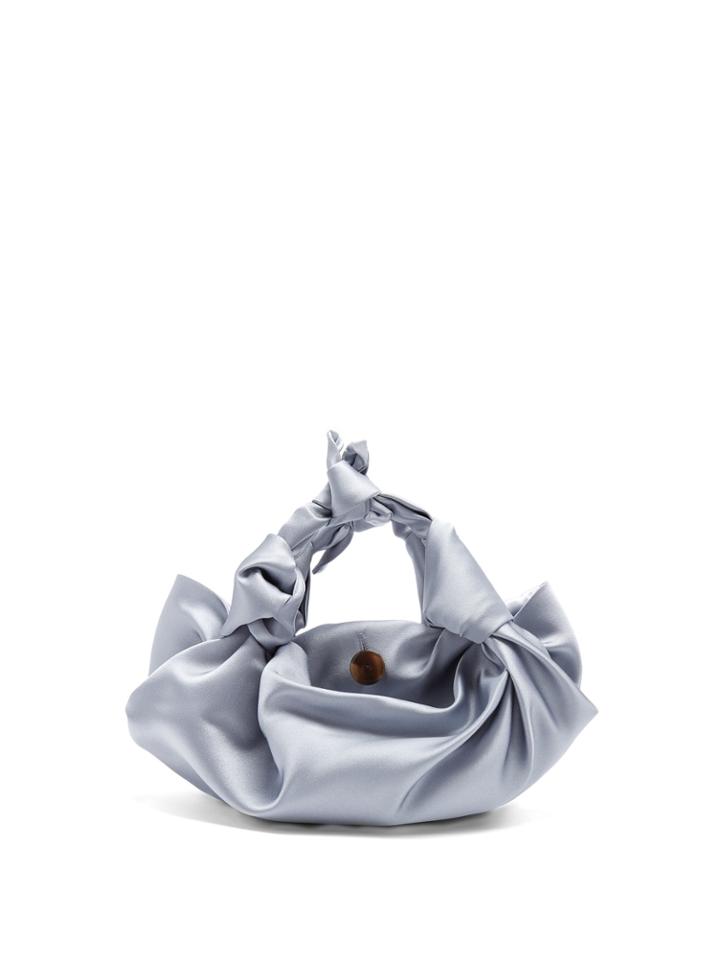 The Row The Ascot Small Satin Clutch