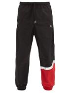Matchesfashion.com Marcelo Burlon - Logo-embroidered Shell Track Pants - Mens - Black Multi