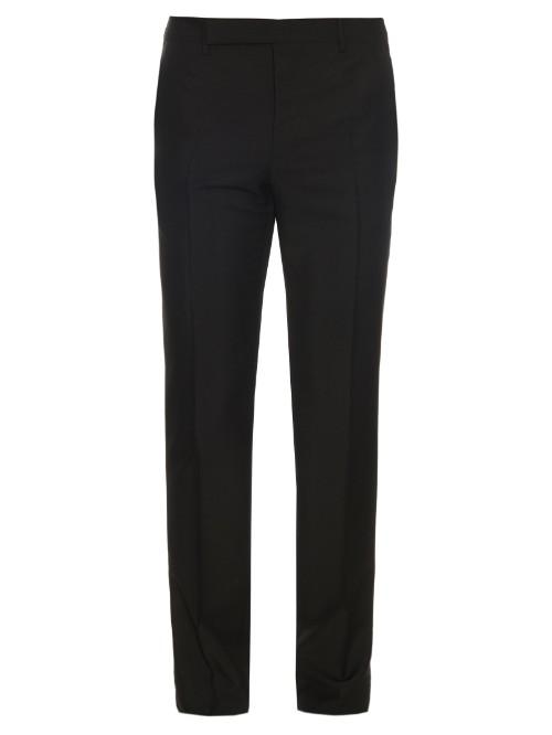 Balenciaga Wool And Mohair-blend Trousers