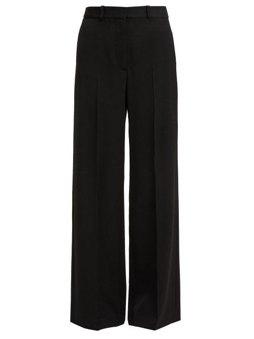 Matchesfashion.com Stella Mccartney - Split Cuff Tailored Trousers - Womens - Black