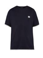 Matchesfashion.com Acne Studios - Elmo Face Patch T Shirt - Mens - Navy