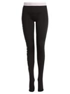 Matchesfashion.com Marine Serre - X Swarovski Futurewear Jersey Leggings - Womens - Black