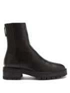 Aquazzura - Saint Honor Grained-leather Boots - Womens - Black