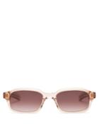 Matchesfashion.com Flatlist - Hanky Rectangle Acetate Sunglasses - Mens - Clear