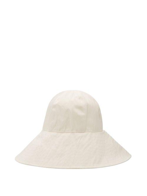 Matchesfashion.com Reinhard Plank Hats - Paz Wide Brim Bucket Hat - Womens - White