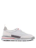 Matchesfashion.com Thom Browne - Tech Runner Mesh And Suede Trainers - Mens - Grey