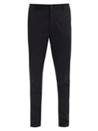 Matchesfashion.com Burberry - Shibden Straight-leg Cotton-twill Trousers - Mens - Black