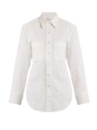 Lemaire Patch-pocket Tie-waist Cotton-twill Shirt