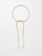 Pearl Octopuss.y - Coco Pearl, Crystal & Gold-plated Necklace - Womens - Gold Multi