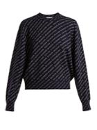 Balenciaga Crew-neck Wool-blend Sweater