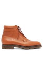 Matchesfashion.com John Lobb - Alder Lace Up Leather Boots - Mens - Tan