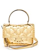 Matchesfashion.com Valentino - Candystud Quilted Leather Shoulder Bag - Womens - Gold