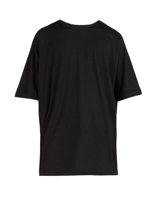 Matchesfashion.com Helmut Lang - Whisper Oversized T Shirt - Mens - Black