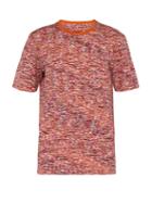 Matchesfashion.com Missoni - Stripe Print Cotton T Shirt - Mens - Orange
