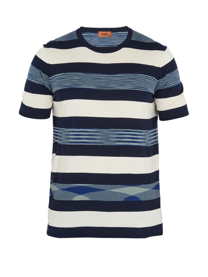 Missoni Striped Cotton-knit T-shirt