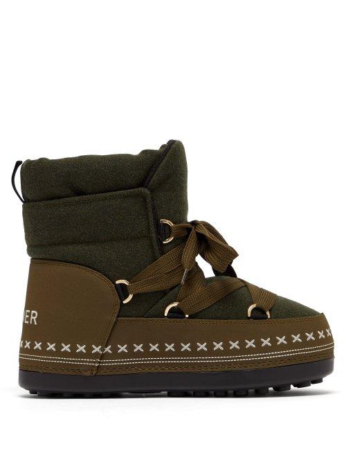 Matchesfashion.com Bogner - Trois Valles Aprs Ski Boots - Womens - Khaki