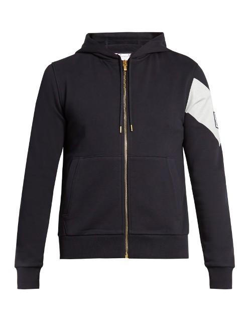 Moncler Gamme Bleu Zip-though Cotton-jersey Sweatshirt