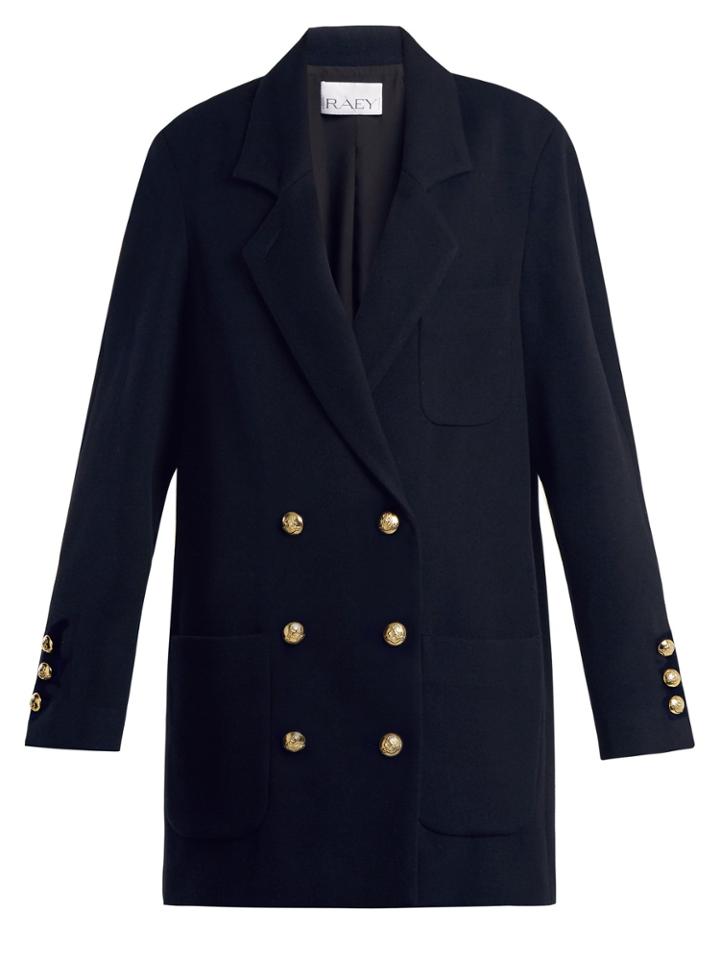 Raey Drop-shoulder Wool And Cashmere-blend Blazer