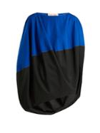 Marni Boat-neck Slit-sleeved Asymmetric Top