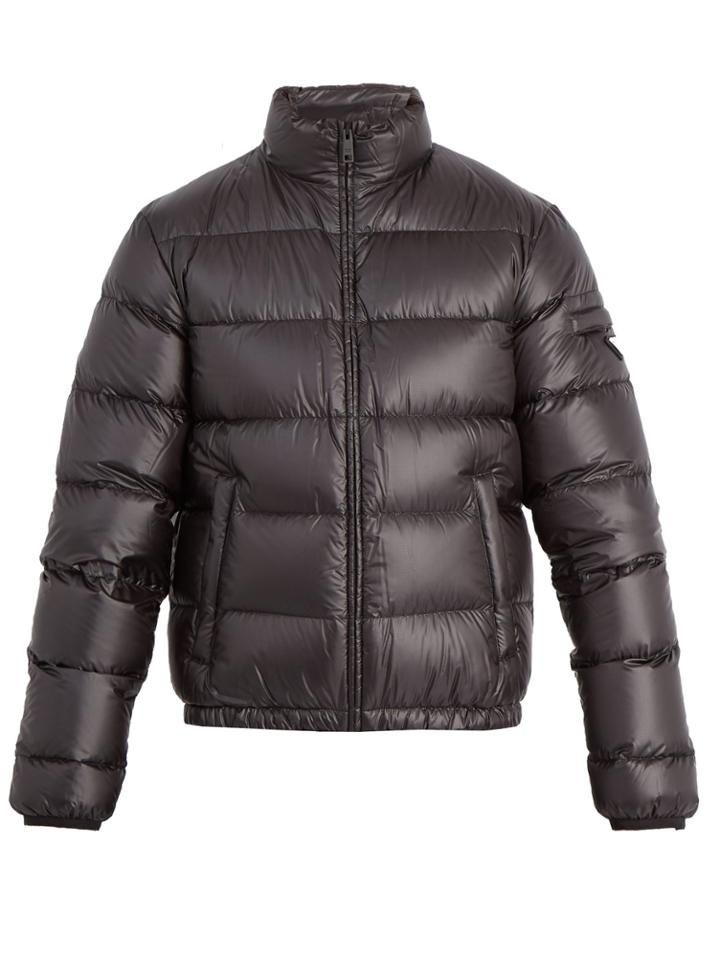 Prada Funnel-neck Long-sleeved Down-padded Jacket