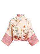 Matchesfashion.com By Walid - Lamia 19th Century Silk Dupion Jacket - Womens - Pink