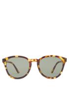 Matchesfashion.com Le Specs - Renegade Round Tortoiseshell Effect Sunglasses - Womens - Tortoiseshell