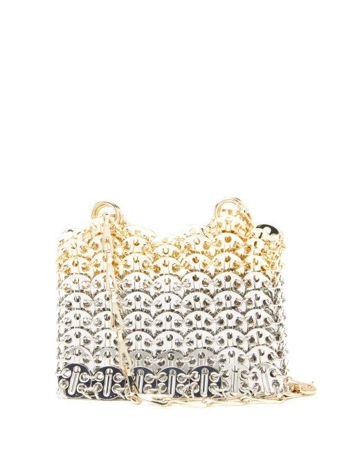 Matchesfashion.com Paco Rabanne - Iconic 1969 Mini Chainmail Bag - Womens - Silver Multi