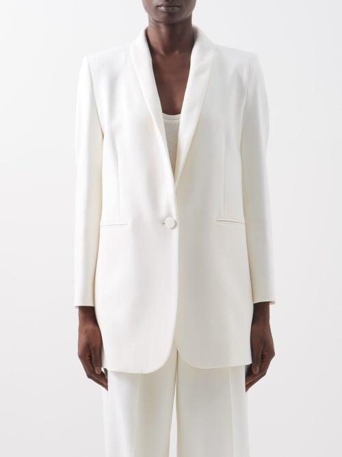 The Row - Shawl-lapel Wool-blend Jacket - Womens - Cream