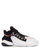 Matchesfashion.com Y-3 - Byw Basketball Neoprene And Leather Trainers - Mens - Black