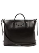 Matchesfashion.com Givenchy - Antigona Logo-appliqu Leather Holdall - Mens - Black