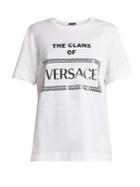 Versace Logo-print Cotton-jersey T-shirt