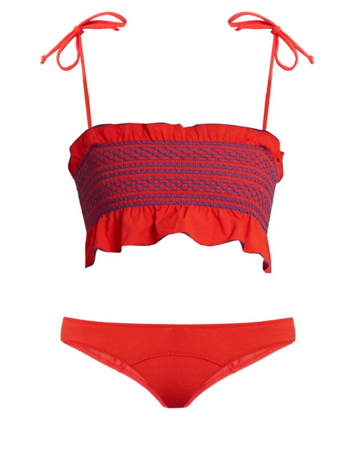 Lisa Marie Fernandez Selena Smocked Bikini