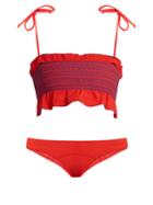 Lisa Marie Fernandez Selena Smocked Bikini
