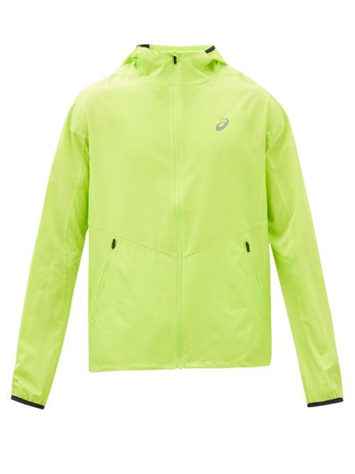 Asics - Accelerate Recycled-fibre Shell Hooded Jacket - Mens - Green