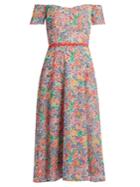 Saloni Clementine Off-the-shoulder Tulle Dress