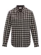 Matchesfashion.com Saint Laurent - Checked Wool-flannel Shirt - Mens - Black Multi