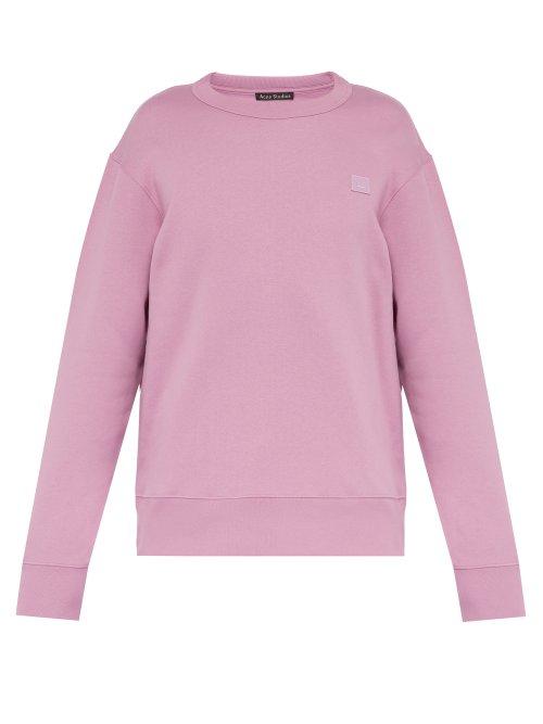Matchesfashion.com Acne Studios - Fairview Cotton Sweatshirt - Mens - Purple