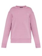 Matchesfashion.com Acne Studios - Fairview Cotton Sweatshirt - Mens - Purple