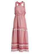 Dodo Bar Or Jossef Cross-back Cotton Midi Dress